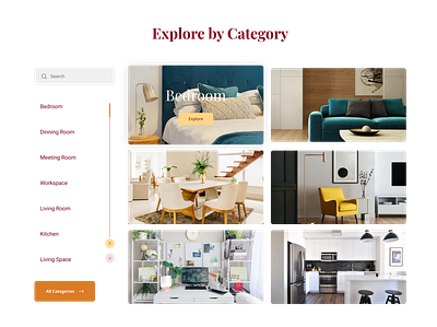 Designic- An e - commerce website for furniture bright ui web design