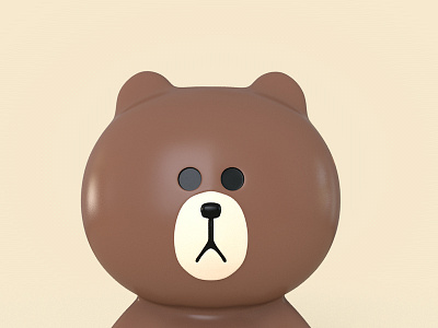 C4D Practice -Brown Bear