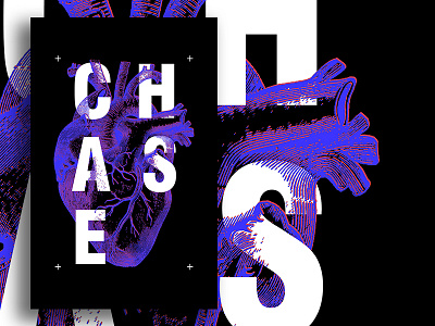 Chase design digital editorial gradient icon illustration layout logo magazine print type typography