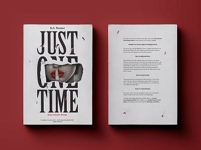 Just One Time cover design digital editorial gradient icon illustration layout logo monogram print type typography