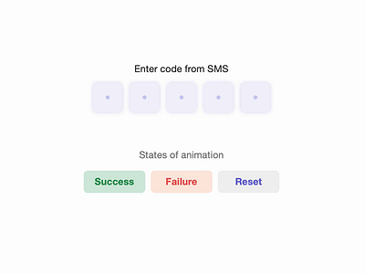 SMS Code Input Animation animation clean codepen colorful input interaction mobile shakes sms ui ux web