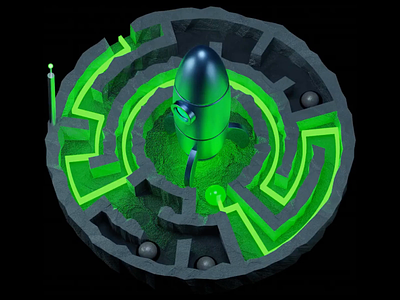 The Martian Design Sprint 3d animation blender blog clients cover dark design sprint green maze process rocket sprint