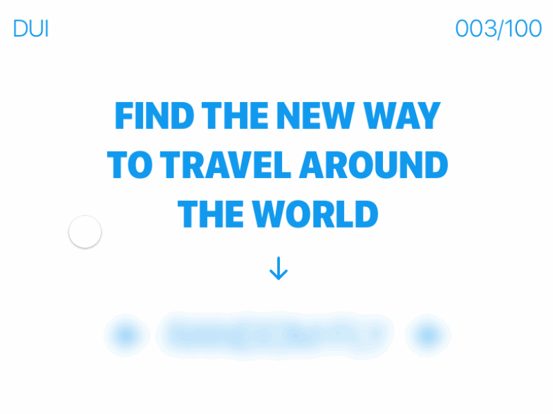 Daily UI: Day 003 – Landing Page animation clean dailyui day003 framer framer100 landingpage travel