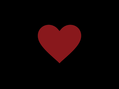 Happy Valentine's Day animation heart holiday loader love minimal art red red and black