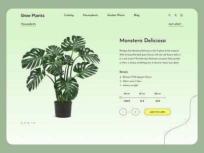 Grow Plants. Product page