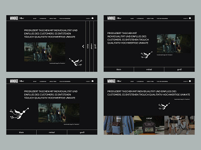 MANBAGS. Website concept