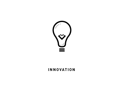 Innovation icon ideas innovation lightbulb