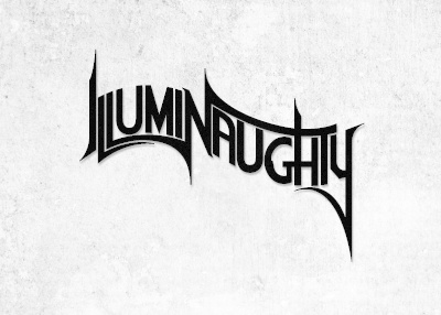 Illuminaughty: ONE typography