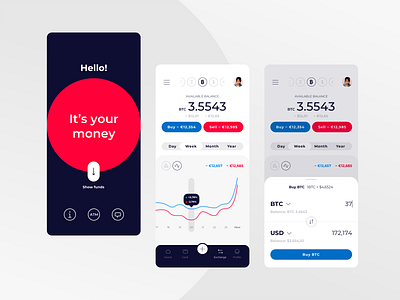 Finance Mobile App - concept design