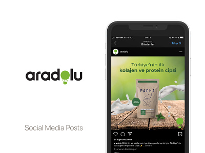 Aradolu Social Media Posts advertise advertising banner branding design commerce food design marketing organic design product social media banner social media design social network