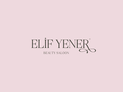 Elif Yener Beauty Saloon Logo beauty logo beauty saloon elegant logo luxury logo soft logo uae