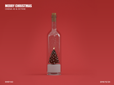 Merry Christmas c4d