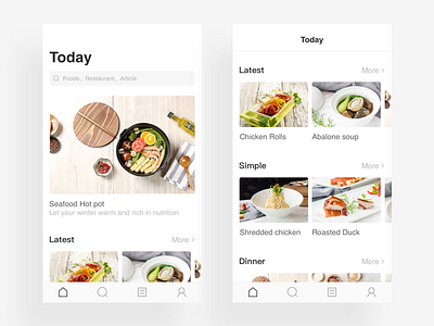 Select Food E Commerce App e commerce food mobile ui