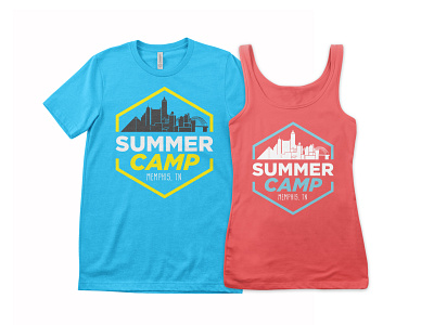 Summer Camp design graphic design summer camp t shirt