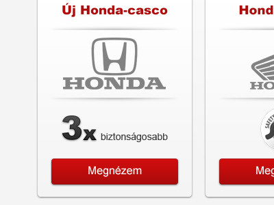 Honda insurance webdesign