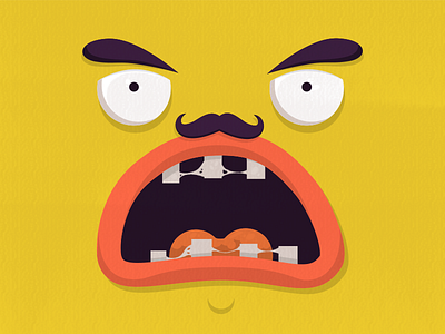 Angry Face illustration