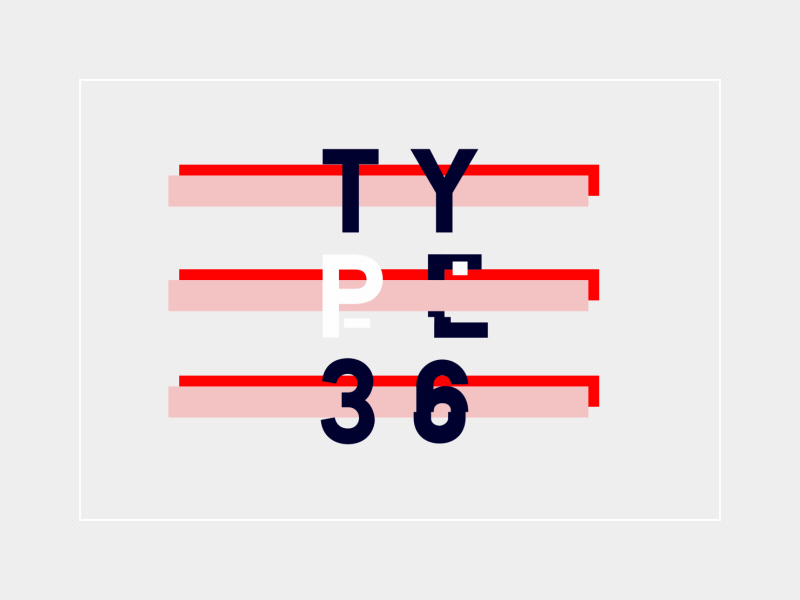 Type 36 ae after efffects animation animography typography