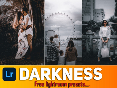 Lightroom Preset || Darkness || free lightroom presets graphic design lightroom lightroom preset mobile editable preset photo editing preset preset lightroom