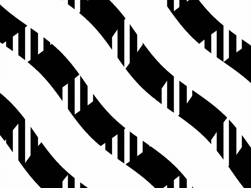 Wavey pattern 01 2d animation abstract animation minimal mograph motion design motion graphics op art pattern waves