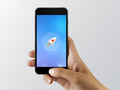 Booster Splash app booster design mock up screen splash