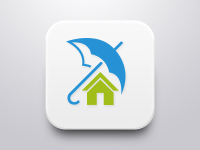 Home insurance app design free home icon insurance psd ui ux