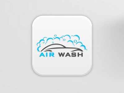 Air Wash App Icon app design flat free gif icon ios iphone modern profile psd screen