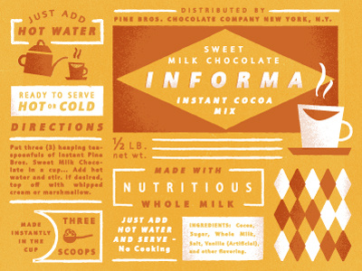 Hot chocolate cocoa! hot chocolate illustration things hot water makes