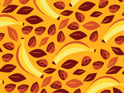 Bananas and nuts euphemisms! haha illustration im easily amused yellow