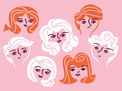 Coif Off coif disembodied parts great hair illustration