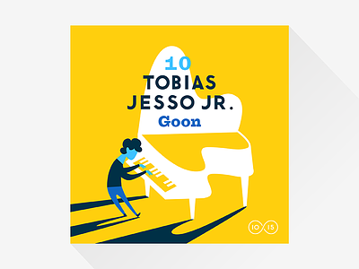 10. Tobias Jesso Jr. – Goon 10x2015 album art illustration music yellow