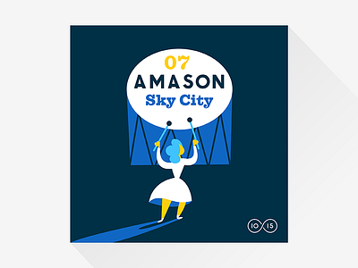 07. Amason – Sky City 10x15 album art illustration music