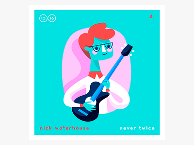 No.2—Nick Waterhouse 10x2016 album illustration music