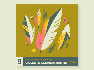 9. Violents & Monica Martin 10x18 illustration illustration agency music
