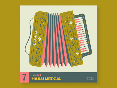 7. Hailu Mergia 10x18 illustration music