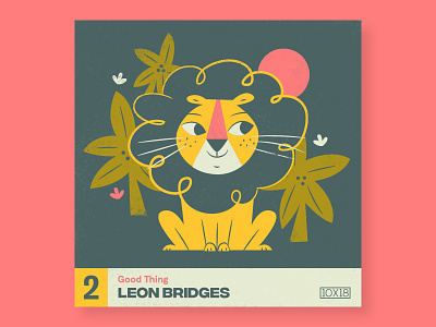 2. Leon Bridges 10x18 illustration music