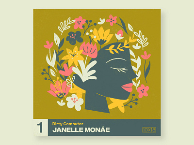 1. Janelle Monáe 10x18 illustration music