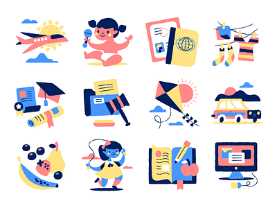 Icons for an Au Pair site