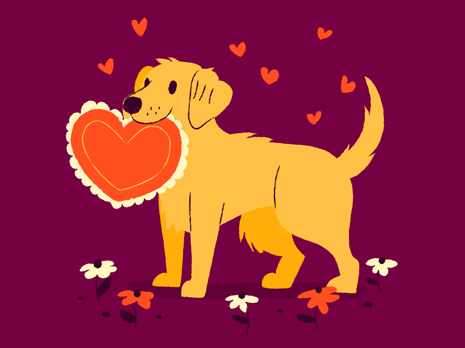 dog-valentine-s-day-by-anna-hurley-on-dribbble