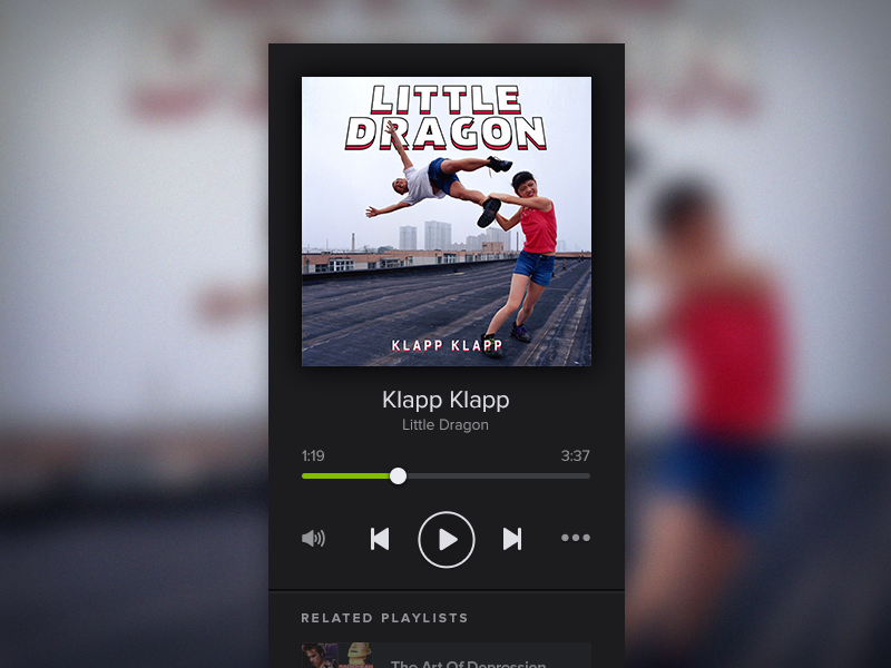 Spotify Web Player by Brian Lee on Dribbble