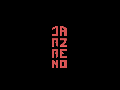 Jazareno design graphic design letterlogo logo