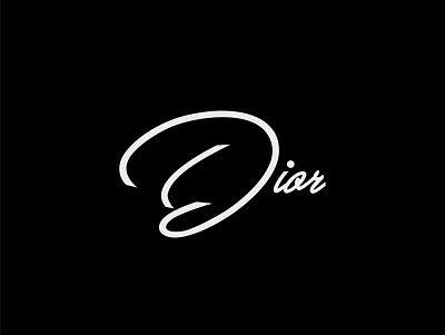 Dior remake graphic design letterlogo logo signaturelogo