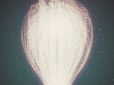 Hot Air Balloon abstract form illustration