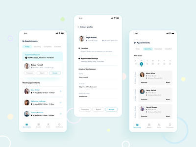 Book Appointments app design appointments book appointmnets booking flow calling doctor appointments doctor video calling medical minimal pastel colors video conference virtual calling