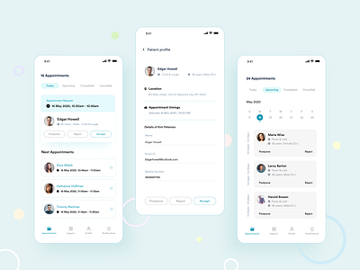 Book Appointments app design appointments book appointmnets booking flow calling doctor appointments doctor video calling medical minimal pastel colors video conference virtual calling