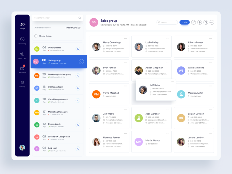Web app Concept web landing page webapp concept calling minimal design case study bulk calls group calling landingpage webapp