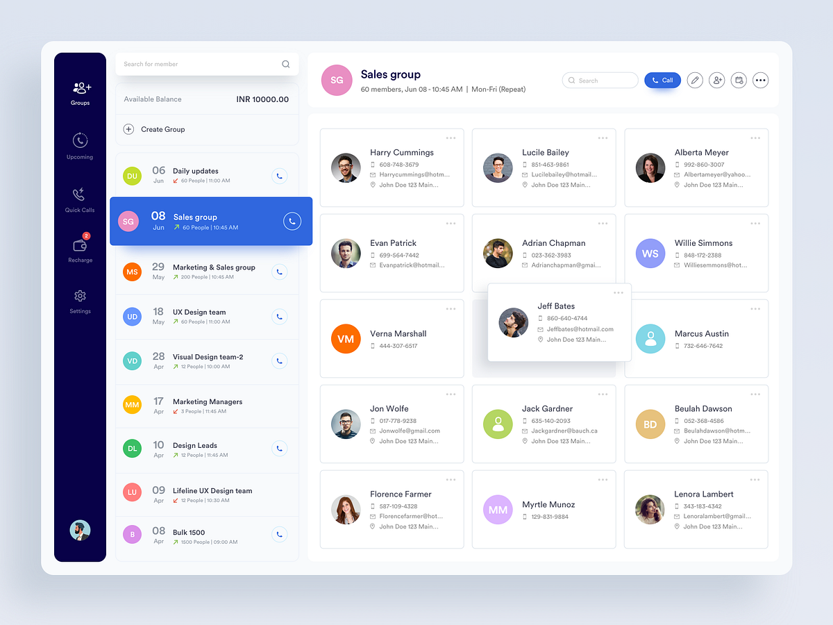 Web app Concept by Sathish on Dribbble