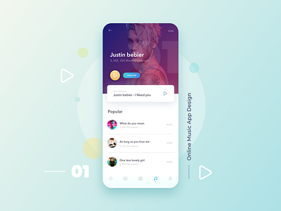 Music App Design