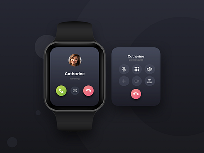 Smart watch Calling design apple watch calling design smart watch design