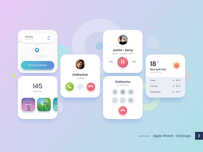 Apple watch UI design