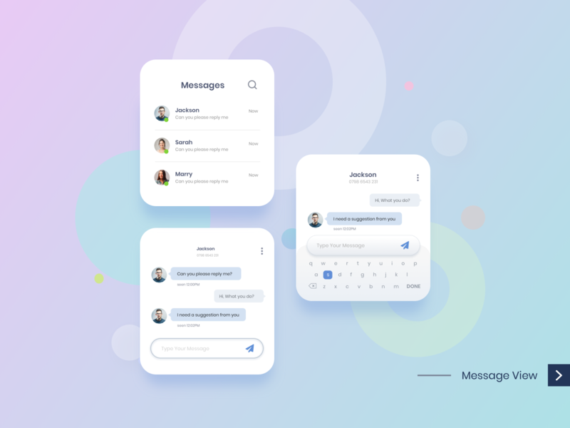 Apple watch message view typing message